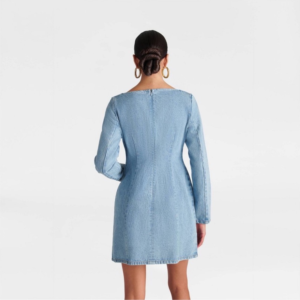 KBB by KAHLANA Women’s ‘The Tuxedo Mini Dress’ in Vintage Wash - Picture 2 of 3